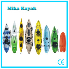 Дешевые пластиковые рыбалка Kayak Сядьте и сидеть в каноэ лодка Оптовые